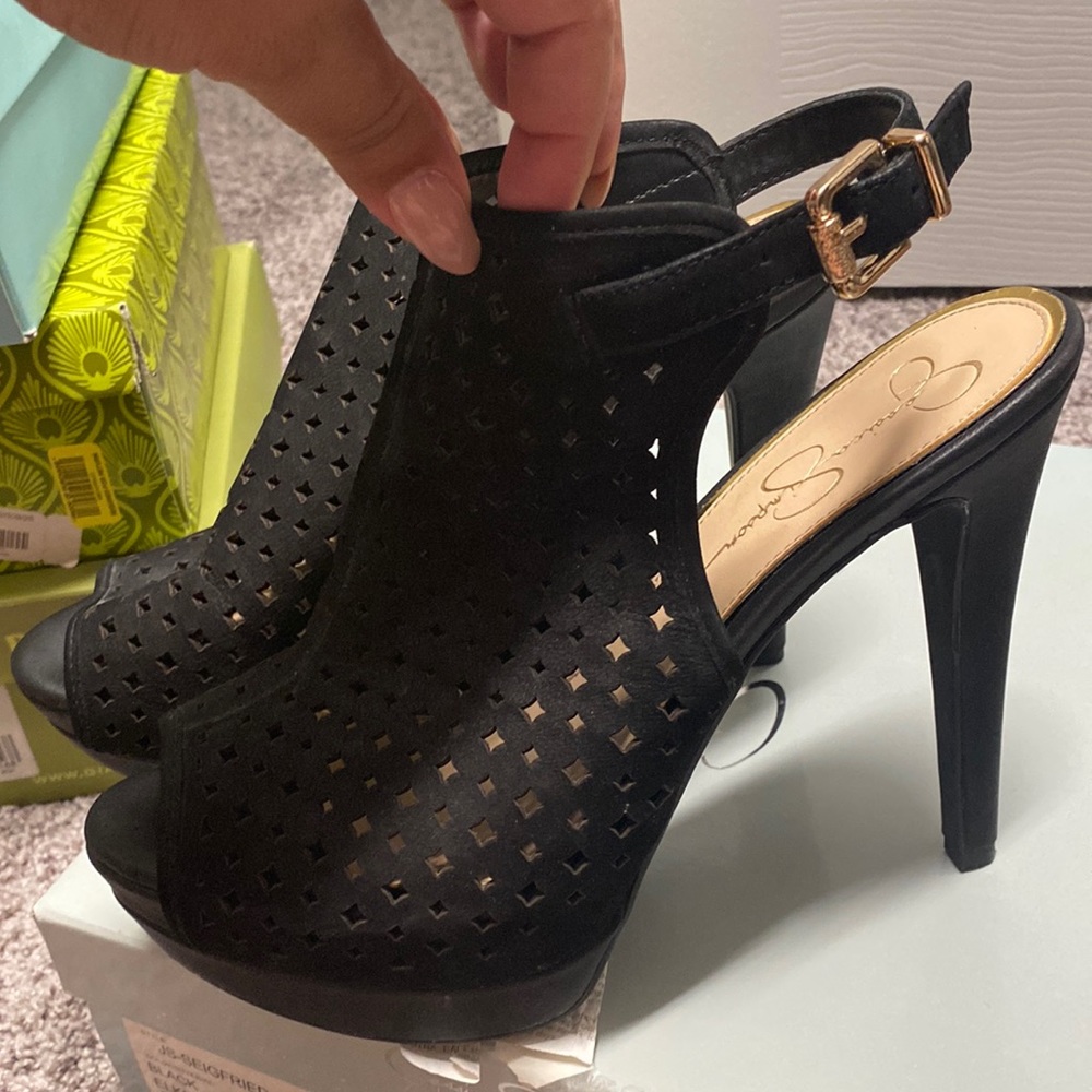 Jessica Simpson seigfried heels- Never Worn!